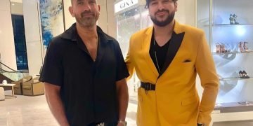 الإعلامي المصري كريم أسامة والفنان المصري أمير كرارة