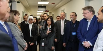 الأمم المتحدة في مستشفى حروق أهل مصر